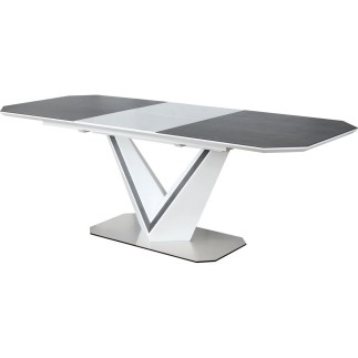 Table à manger extensible Valerie Ceramic, 160 à 210 cm