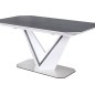 Table à manger extensible Valerie Ceramic, 160 à 210 cm Table à manger extensible Valerie Ceramic, 160 à 210 cm