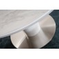 Table à manger extensible ronde / ovale Orba Ceramic couleur gris et blanc Table à manger extensible ronde / ovale Orba Ceramic couleur gris et blanc