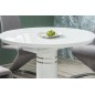 Table extensible STREET blanche, plateau: MDF + dessus verre trempé Table extensible STREET blanche, plateau: MDF + dessus verre trempé