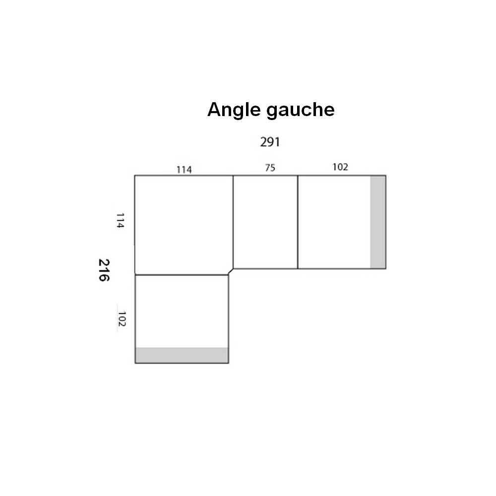 Récapitulatif Canapé d'angle, 1 relax électrique cuir buffle italien luxe: combirelax, sur mesure 291x216 cm, angle gauche, tabl Récapitulatif Canapé d'angle, 1 relax électrique cuir buffle italien luxe: combirelax, sur mesure 291x216 cm, angle gauche, tabl