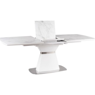Table à manger extensible Satori II Ceramic, effet marbre