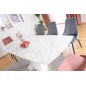 Table à manger extensible Satori II Ceramic, effet marbre Table à manger extensible Satori II Ceramic, effet marbre