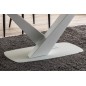Table à manger extensible Casta II Ceramic, couleur noire et blanche Table à manger extensible Casta II Ceramic, couleur noire et blanche