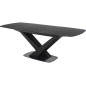 Table à manger extensible Casta I , couleur noire Table à manger extensible Casta I , couleur noire