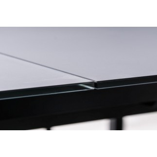 Table à manger extensible Casta I , couleur noire