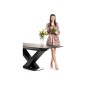 Table à manger extensible Casta I , couleur noire Table à manger extensible Casta I , couleur noire