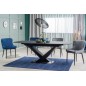 Table à manger extensible Casta I , couleur noire Table à manger extensible Casta I , couleur noire