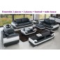 2eme paiement de la commande: Ensemble canapé 3 places et 2 places et fauteuil en cuir italien vachette candide, couleur noir et 2eme paiement de la commande: Ensemble canapé 3 places et 2 places et fauteuil en cuir italien vachette candide, couleur noir et