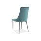 Lot de 2 chaises TRIANON en tissu velours de qualité, couleur verte Lot de 2 chaises TRIANON en tissu velours de qualité, couleur verte