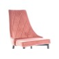 Lot de 2 chaises TRIANON en tissu velours de qualité, couleur rose ancien Lot de 2 chaises TRIANON en tissu velours de qualité, couleur rose ancien