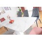 Lot de 2 chaises TRIANON en tissu velours de qualité, couleur rose ancien Lot de 2 chaises TRIANON en tissu velours de qualité, couleur rose ancien