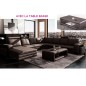 Acompte 1000 €, commande Canapé d'angle en cuir italien 8 places diamant, chocolat , angle droit, Table basse en design vera, ch Acompte 1000 €, commande Canapé d'angle en cuir italien 8 places diamant, chocolat , angle droit, Table basse en design vera, ch
