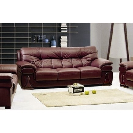 2eme paiement acompte commande : canapé 3 pièces oxford en cuir luxe italien vachette, chocolat, total de la commande: 1168 euro