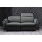 Ensemble avec 4 relax électriques, Canapé 3 places et 2 places en cuir italien buffle TOPRELAX, couleur noir Ensemble avec 4 relax électriques, Canapé 3 places et 2 places en cuir italien buffle TOPRELAX, couleur noir