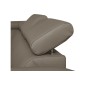 - Canapé d'angle en cuir italien de luxe 5 places ASTERO, taupe, angle gauche - Canapé d'angle en cuir italien de luxe 5 places ASTERO, taupe, angle gauche