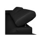 - Canapé d'angle en cuir italien de luxe 5 places ASTERO, noir, angle gauche - Canapé d'angle en cuir italien de luxe 5 places ASTERO, noir, angle gauche