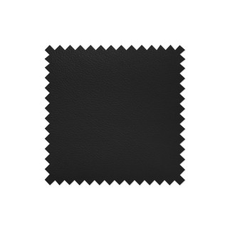 Canapé d'angle en cuir italien de luxe 5 places ASTERO, noir, angle droit