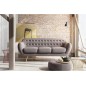 Canapé 3 places en tissu de qualité INDORA, beige Canapé 3 places en tissu de qualité INDORA, beige