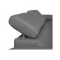 Canapé d'angle en cuir italien de luxe 5 places ASTERO, gris clair, angle droit Canapé d'angle en cuir italien de luxe 5 places ASTERO, gris clair, angle droit