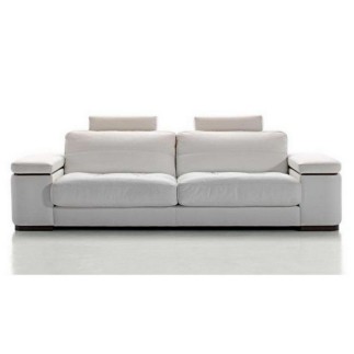 1er paiement de la commande: Canapé 3 places en cuir italien maison blanche, blanc, 6x sans frais, total de la commande 1285 eur