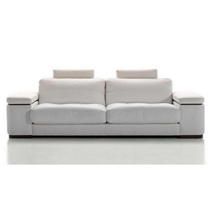 1er paiement de la commande: Canapé 3 places en cuir italien maison blanche, blanc, 6x sans frais, total de la commande 1285 eur