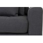 - Canapé d'angle en tissu matelassé de qualité LIMA coloris gris foncé, angle gauche - Canapé d'angle en tissu matelassé de qualité LIMA coloris gris foncé, angle gauche