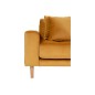 Canapé d'angle en tissu velours de qualité, LIMA VELOURS, coloris moutarde, angle droit Canapé d'angle en tissu velours de qualité, LIMA VELOURS, coloris moutarde, angle droit