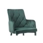 Lot de 2 chaises RICA en tissu velours de qualité, couleur vert, Vert foncé Lot de 2 chaises RICA en tissu velours de qualité, couleur vert, Vert foncé