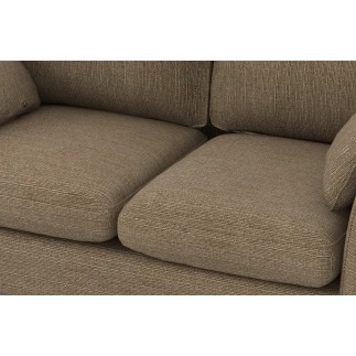 Canapé 2 places en tissu de qualité PANAMA, beige