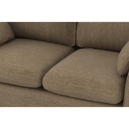 Canapé 2 places en tissu de qualité PANAMA, beige