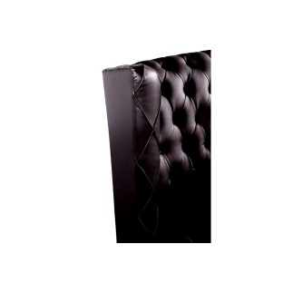 Lit design de luxe PRINCESSE, avec sommier à lattes, chocolat, 160x200