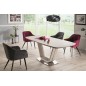 Lot de 2 chaises ELIOS en tissu velours de qualité, couleur noir Lot de 2 chaises ELIOS en tissu velours de qualité, couleur noir