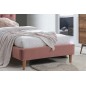 Lit en tissu de qualité CHANIA, rose, 90x200, Rose pale Lit en tissu de qualité CHANIA, rose, 90x200, Rose pale