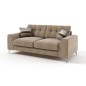 Canapé 3 places en tissu de qualité ERVIN, beige Canapé 3 places en tissu de qualité ERVIN, beige