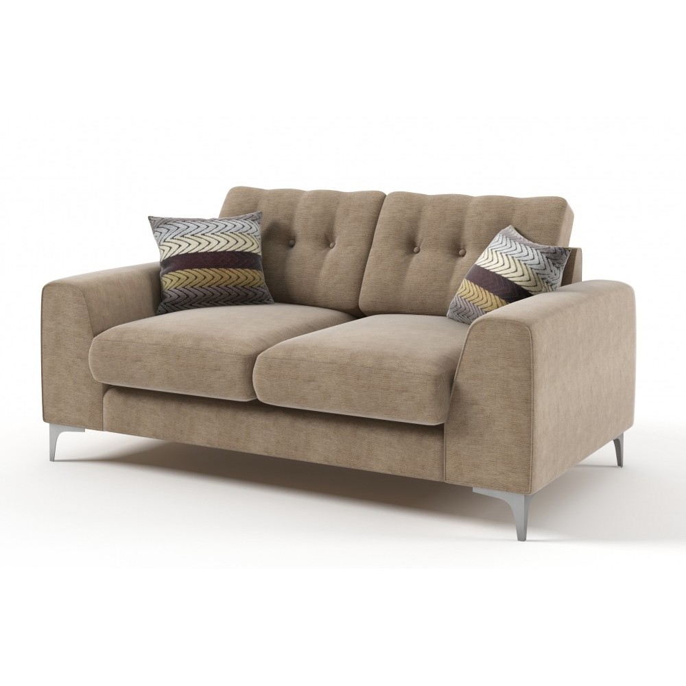 Canapé 2 places en tissu de qualité ERVIN, beige Canapé 2 places en tissu de qualité ERVIN, beige