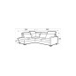 - Canapé d'angle convertible en 100% tout cuir italien de luxe 5 places ERNEST, noir mat, angle gauche - Canapé d'angle convertible en 100% tout cuir italien de luxe 5 places ERNEST, noir mat, angle gauche