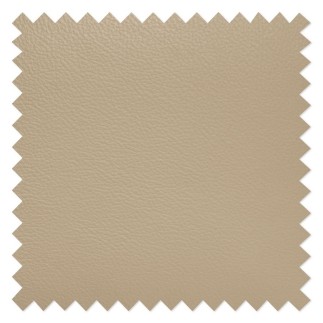 - Canapé d'angle en cuir italien de luxe 5 places ASTRIDO, beige, angle gauche