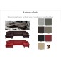 Canapé d'angle en cuir italien de luxe 7/8 places ASTOVIA, couleur personnalisée, angle gauche Canapé d'angle en cuir italien de luxe 7/8 places ASTOVIA, couleur personnalisée, angle gauche