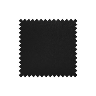 Canapé d'angle en cuir italien de luxe 5/6 places TONUS, noir, angle gauche