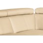 - Canapé d'angle en cuir italien de luxe 5/6 places TONUS, beige, angle gauche - Canapé d'angle en cuir italien de luxe 5/6 places TONUS, beige, angle gauche
