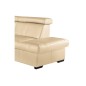 Canapé d'angle en cuir italien de luxe 5/6 places TONUS, beige, angle droit Canapé d'angle en cuir italien de luxe 5/6 places TONUS, beige, angle droit
