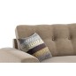 Canapé d'angle en tissu de qualité ERVIN, beige, angle droit Canapé d'angle en tissu de qualité ERVIN, beige, angle droit