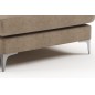 Canapé d'angle en tissu de qualité ERVIN, beige, angle droit Canapé d'angle en tissu de qualité ERVIN, beige, angle droit