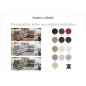 Canapé d'angle en 100% tout cuir italien de luxe 5 places, convertible et avec coffre, NILSEN, couleur personnalisée, angle droi
