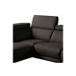 Canapé d'angle en 100% tout cuir épais de luxe italien , 5/6 places DALBERT, chocolat, angle gauche Canapé d'angle en 100% tout cuir épais de luxe italien , 5/6 places DALBERT, chocolat, angle gauche