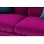 Canapé 3 places en tissu de qualité TOMY, fuschia Canapé 3 places en tissu de qualité TOMY, fuschia