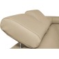 Canapé d'angle convertible en cuir italien de luxe 5 places LUTECIA avec coffre, beige, angle droit Canapé d'angle convertible en cuir italien de luxe 5 places LUTECIA avec coffre, beige, angle droit