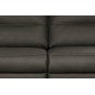 Canapé 2 places en 100% tout cuir épais italien vachette HAMBOURG, couleur anthracite Canapé 2 places en 100% tout cuir épais italien vachette HAMBOURG, couleur anthracite