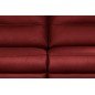 Canapé 3 places en 100% tout cuir épais italien vachette HAMBOURG, couleur rouge foncé Canapé 3 places en 100% tout cuir épais italien vachette HAMBOURG, couleur rouge foncé